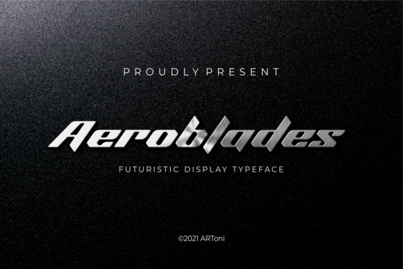 Aeroblades Font for Modern Marketing Campaigns