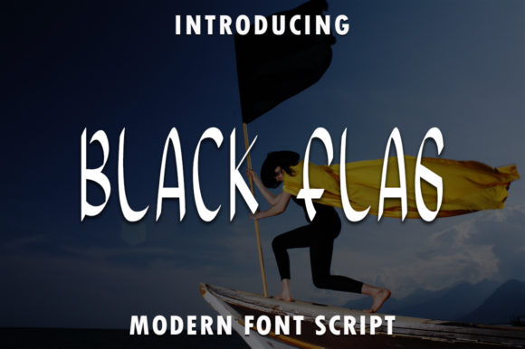 Black Flag Display Font for Modern Web Design Projects