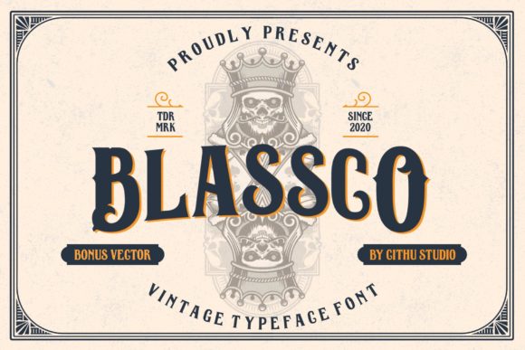 Blassco Font: A Maker's Review of This Vintage Display Typeface