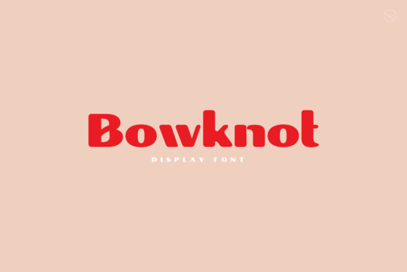 Bowknot: A Clean, Thick Display Font for Digital Brands