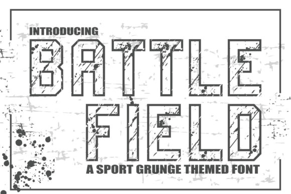 Craft with Impact: The Battlefield Display Font