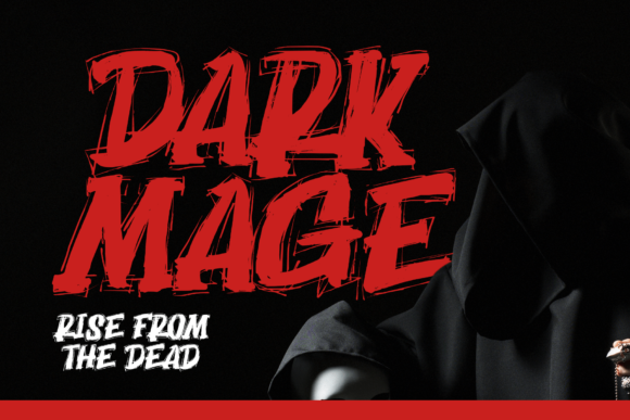 Dark Mage: A Quirky Display Font for Striking Digital Designs