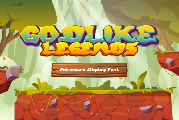 Godlike Legends: The Cute Display Font For Campaign Playfulness