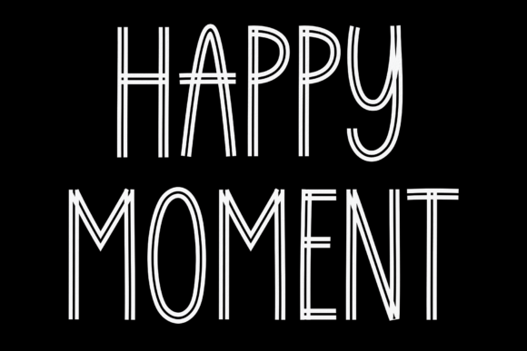 Happy Moment: A Versatile Display Font with Irresistible Charm