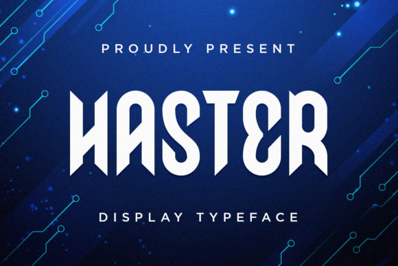 Haster: An Assertive Display Font for Editorial Identity