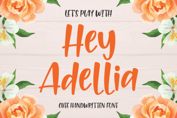 Hey Adellia: A Fresh Display Font for Editorial Mood