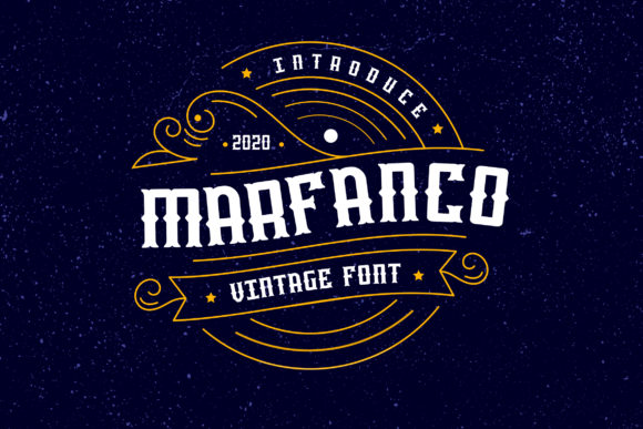 How the Marfanco Font Builds a Strong Vintage Brand Identity