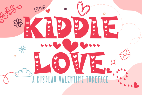 Kiddie Love: A Romantic Display Font for Editorial Charm