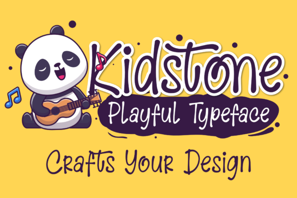 Kidstone Font: A Playful Display Typeface for Branding
