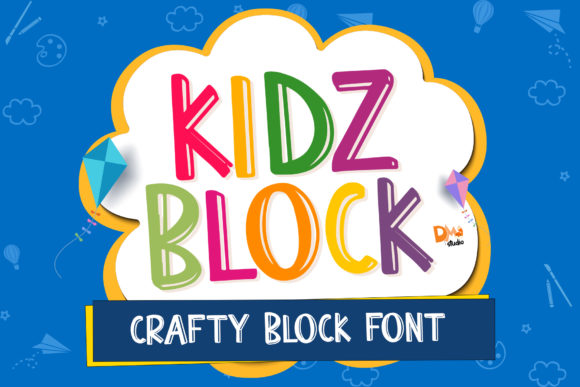 Kidz Block: A Crafters Font for Playful Product Labels