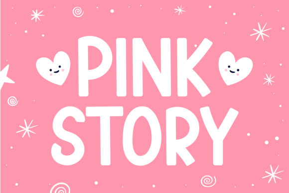 Pink Story: A Friendly Font for Brands That Tell a Sweet Story
