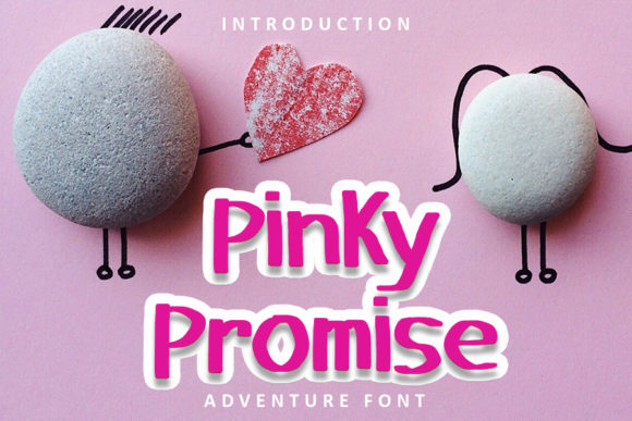 Pinky Promise: A Cute and Quirky Display Font