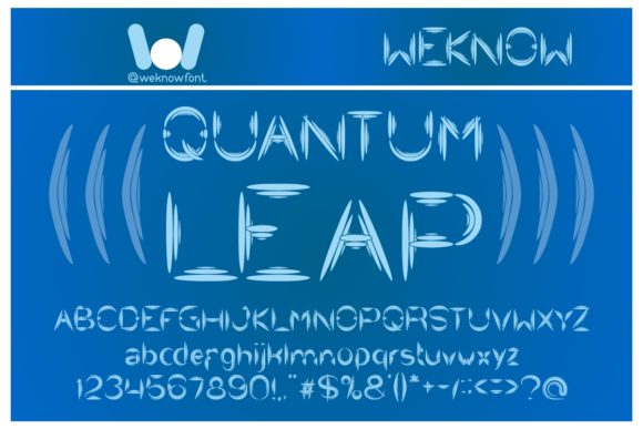 Quantum Leap: A Futuristic Display Font for Digital Branding