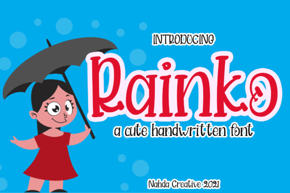 Rainko: A Sweet Display Font for Creative Branding