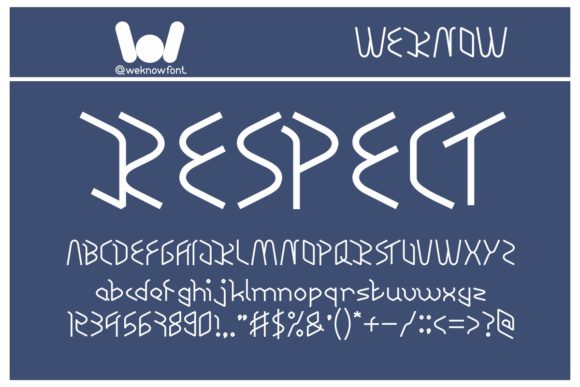 Respect Font: Testing a Techno Display Typeface in a Branding Project