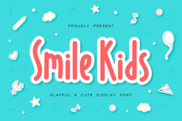 Smile Kids Playful Display Font for Kid-Friendly Marketing