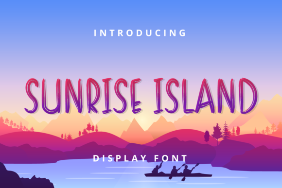 The Sunrise Island Font: A Modern Tool for Creative Product Design