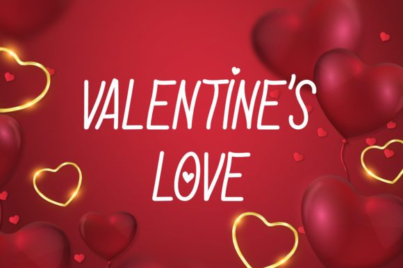Valentines Love: A Display Font for Editorial Design Projects
