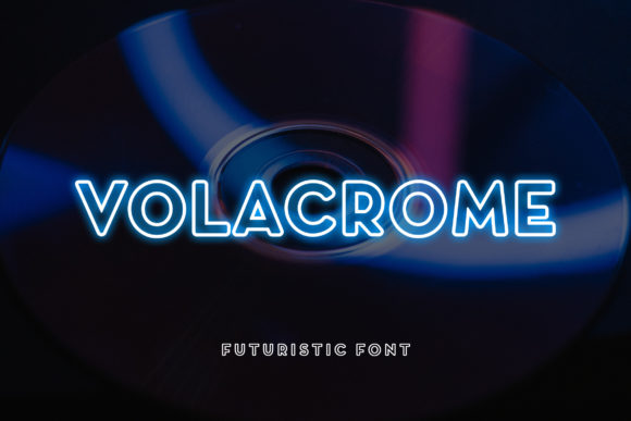 Volacrome: A Futuristic Bold Display Font for Campaign Creatives